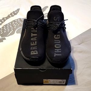 Adidas HU NMD Pharrell (triple black) sz 12